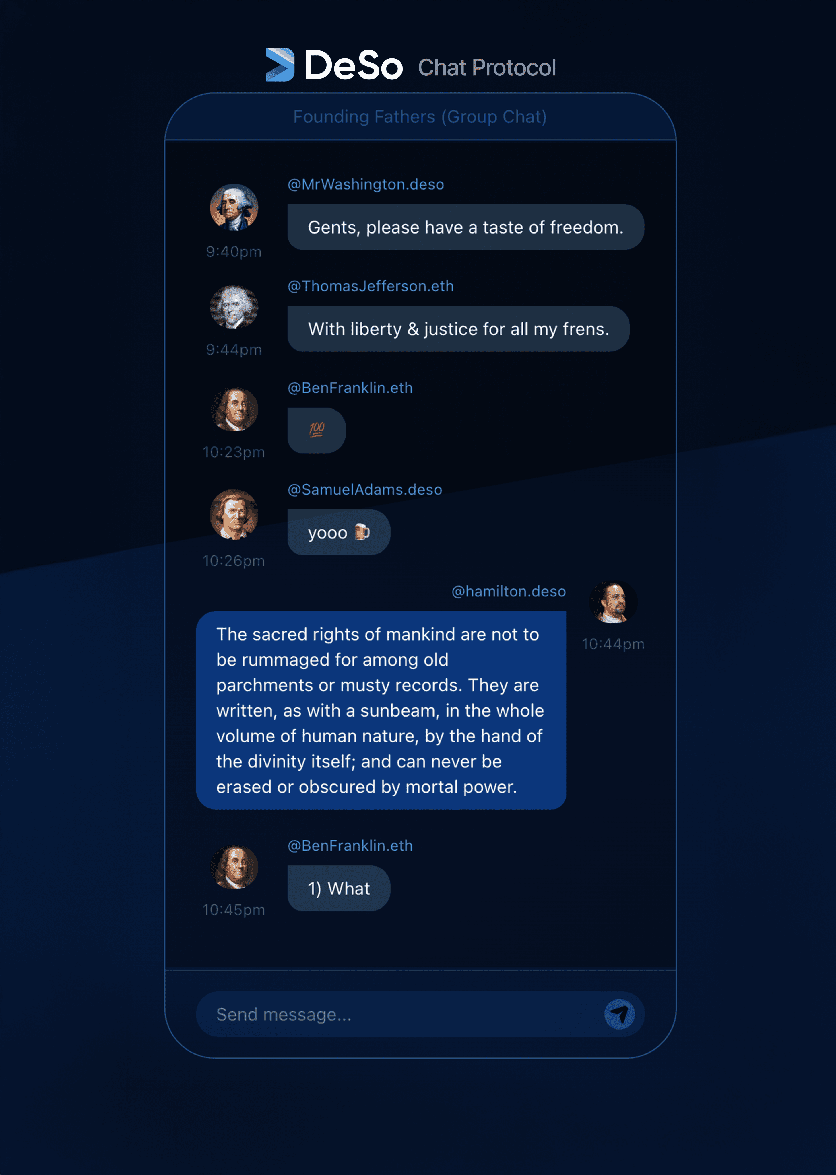 Deso Chat Protocol